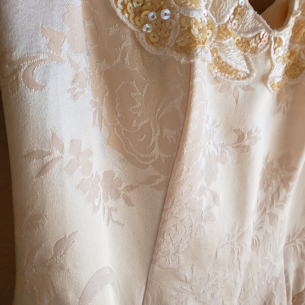 Jessica McClintock GunneSax Vintage Semi-formal Dress Brocade Size 3/4 - Picture 5 of 16